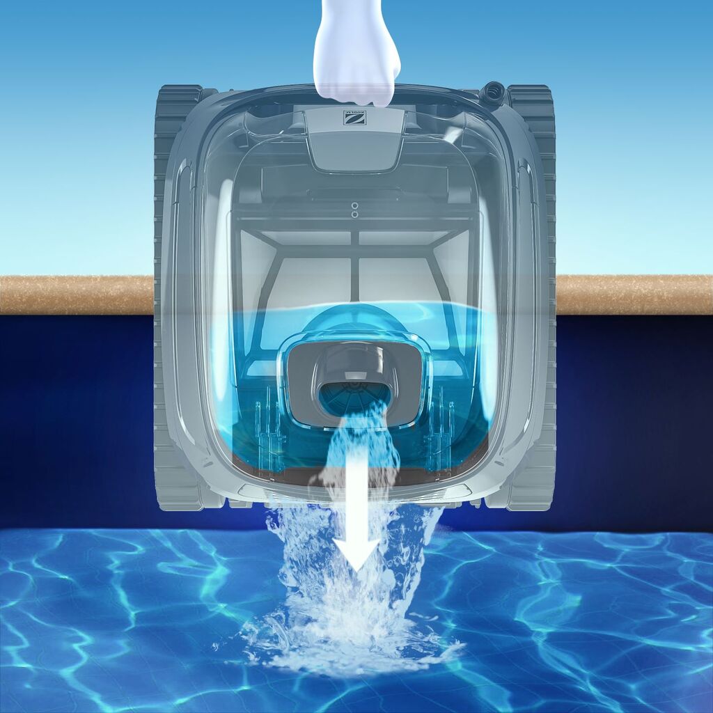Aspirador robot ZODIAC CNX 40 iq limpa fundos Elétrico e Automático piscina