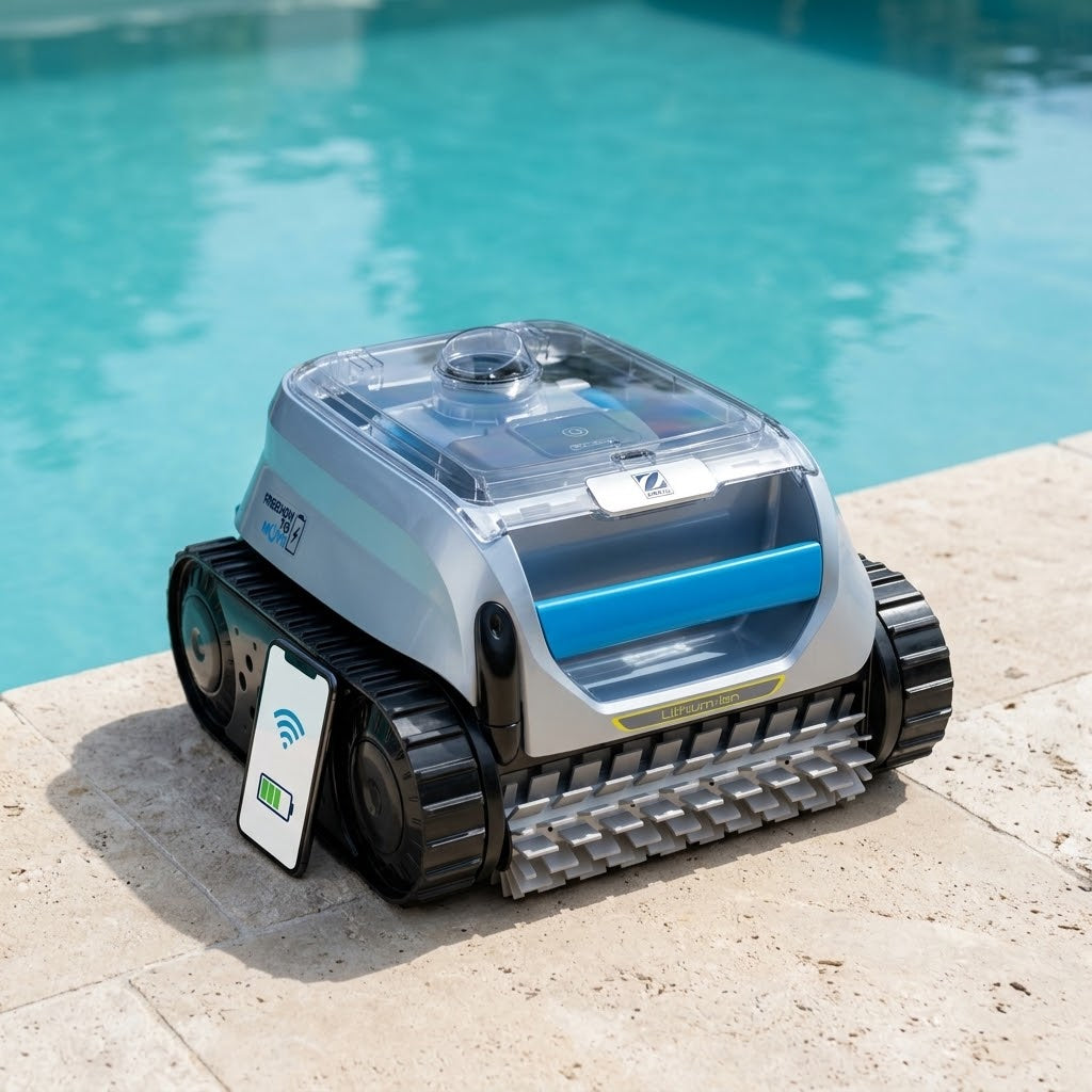 Aspirador robot ZODIAC FREERIDER FREEDOM OF 42 limpa fundos Bateria Automático