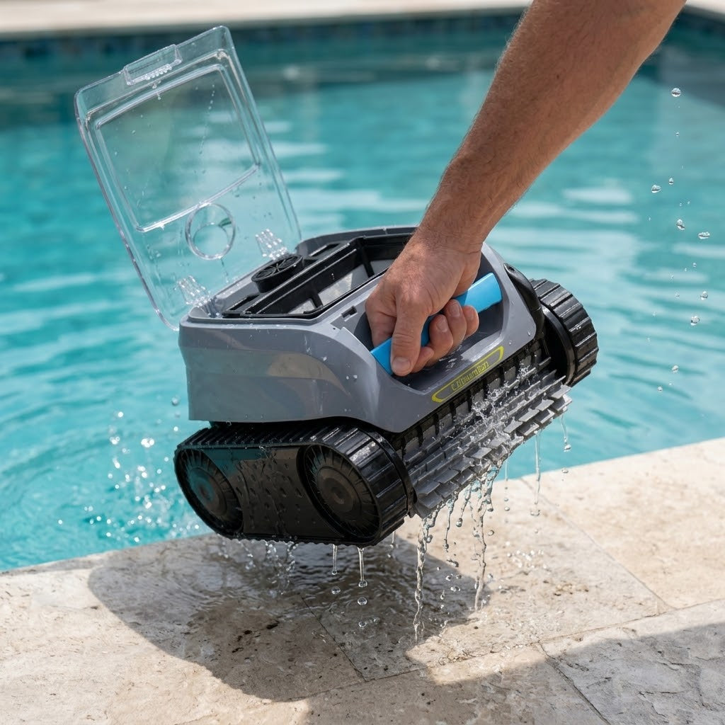 Aspirador robot ZODIAC FREERIDER FREEDOM OF 42 limpa fundos Bateria Automático