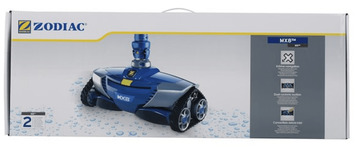 Aspirador de Piscina Automático Hidráulico MX8 Zodiac limpa fundos robot