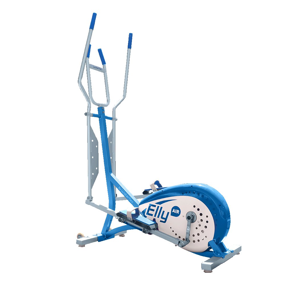 Elíptica aquática Waterflex Elly Air em alumínio