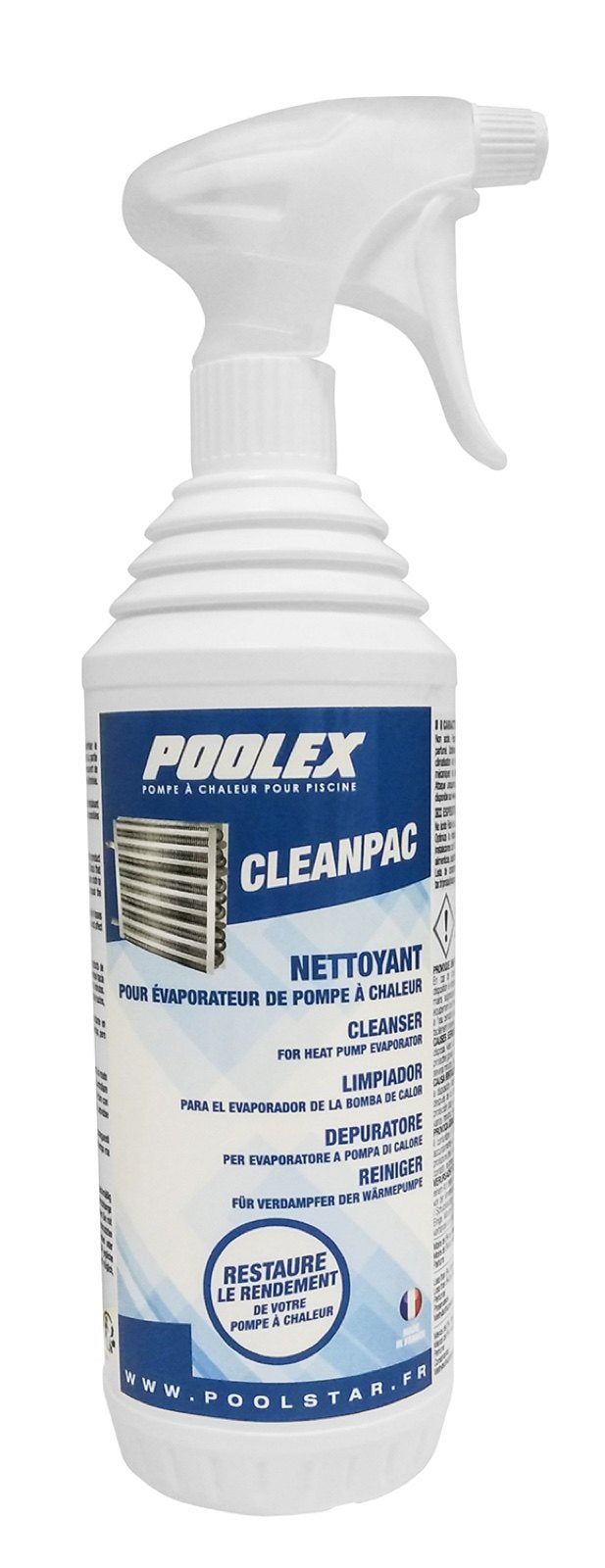 Limpador de evaporador para bomba de calor Poolex CleanPac