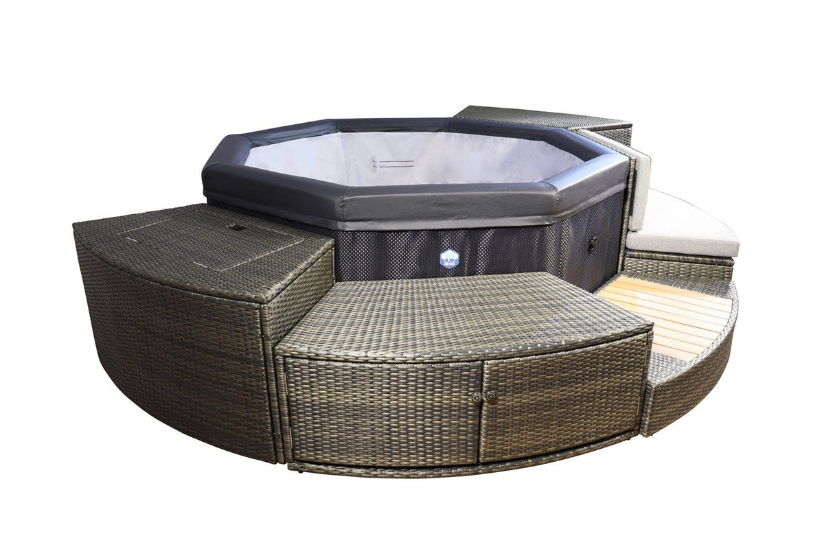 Mobiliário para spa NetSpa Octopus 165 · 5 módulos