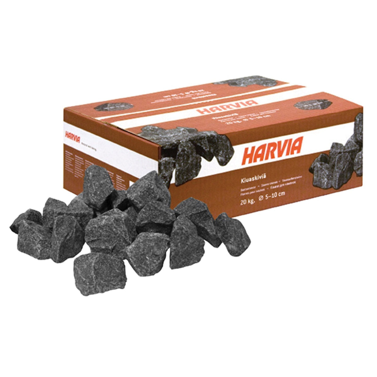 Pedras para salamandra elétrica Harvia · 20 kg