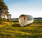 Sauna exterior Gaïa Luna · pack completo com salamandra PO80 e acessórios